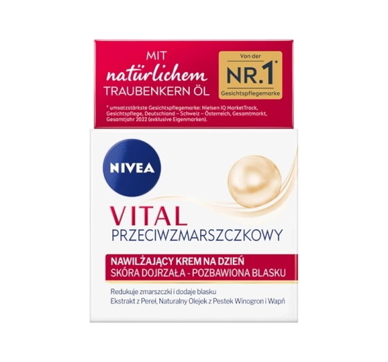 NIVEA VITAL ANTI FALTEN FEUCHTIGKEITSSPENDENDE TAGESCREME FÜR REIFE HAUT 50ML