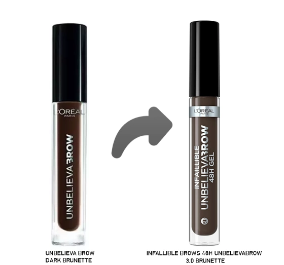 LOREAL UNBELIEVA BROW GEL DARK BRUNETTE 3,4ML