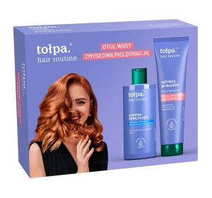 Tołpa Hair Routine Set: Feuchtigkeitsspendendes Shampoo 300 ml + Haarspülung 175 ml