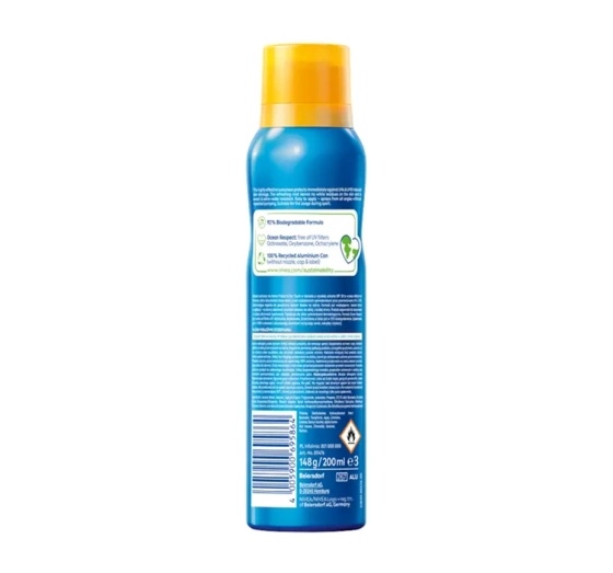 NIVEA SUN PROTECT & DRY TOUCH SONNENSCHUTZBALSAM IM SPRAY SPF30 200ML
