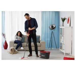 Vileda Turbo 2in1 Microfibre Set Wischmopp mit Eimer