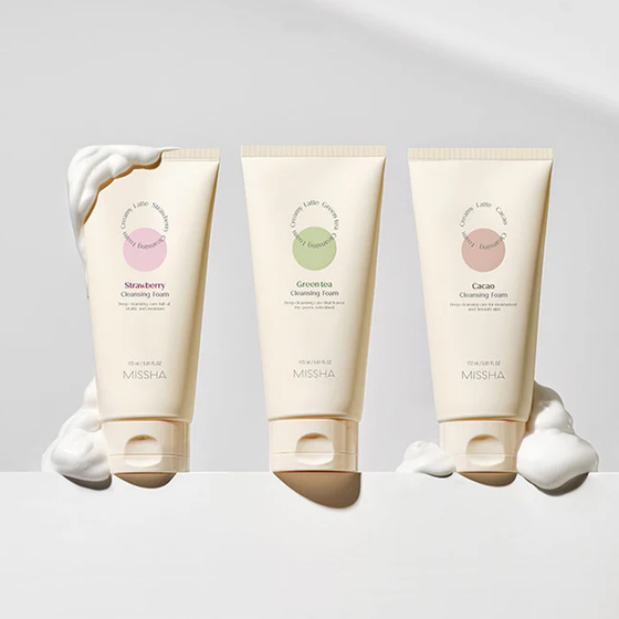 Missha Creamy Latte Cacao Cleansing Foam – tiefenreinigender Gesichtsreinigungsschaum 172 ml