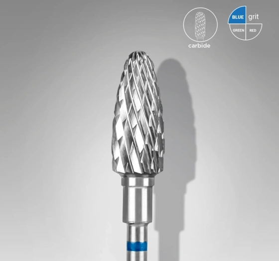 Kliknij na zdjęcie, aby je powiększyć Staleks Pro Expert Hartmetallfräser Rundkegel Blau FT90B060/14