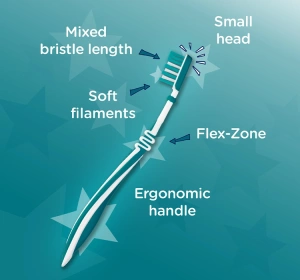 Aquafresh Advance Zahnbürste für Kinder im Alter von 9–12 Jahren, Soft