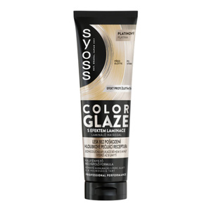 Syoss Color Glaze Glanztoner für die Haare mit Laminierungseffekt Platin 130 ml