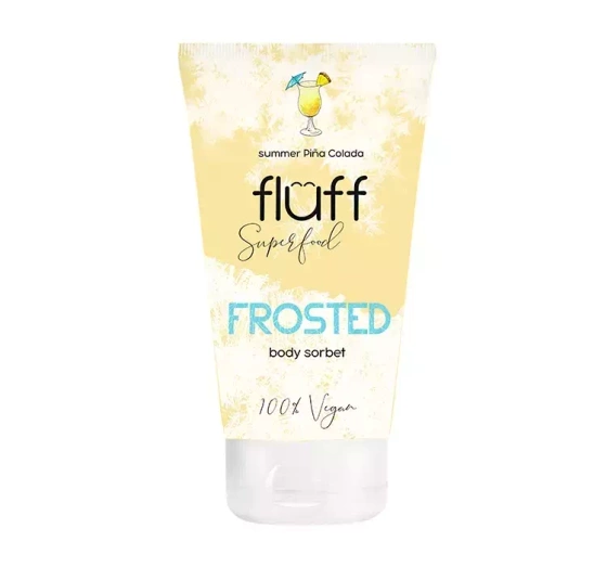 FLUFF SUPERFOOD FROSTED KÖRPERSORBET PINA COLADA 150ML