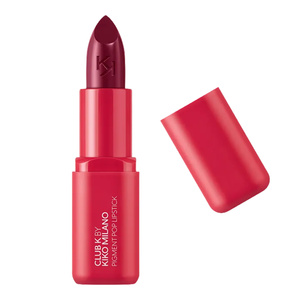KIKO Milano Club K Pigment Pop Lipstick – feuchtigkeitsspendender, deckender Lippenstift 30 Silent Drop 3,5 g