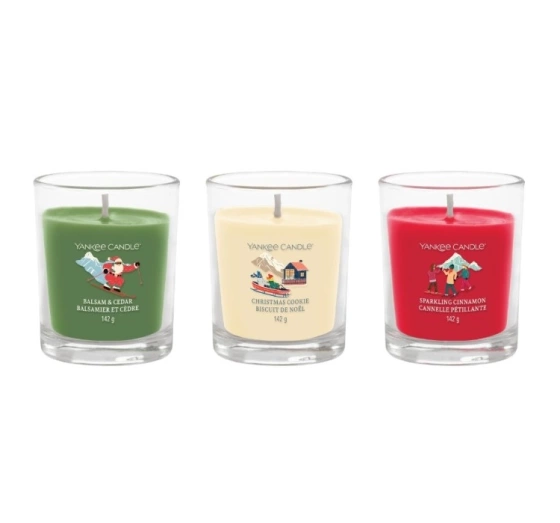 Kliknij na zdjęcie, aby je powiększyć Yankee Candle Apres Ski Kerzenset 3 x 142 g