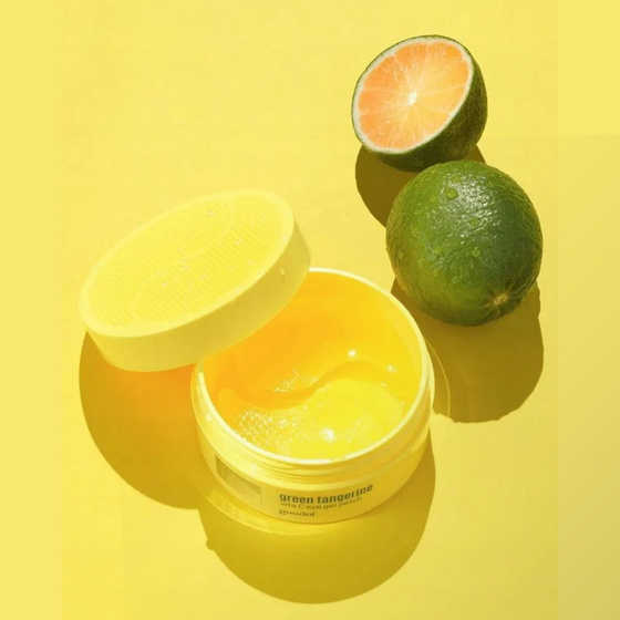 Goodal Green Tangerine Vita C Eye Gel Patch – Hydrogel-Augenpads mit Vitamin C, 60 Stück