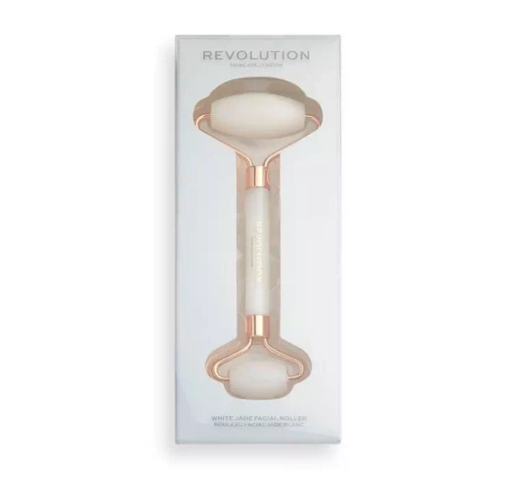REVOLUTION SKINCARE WHITE JADE ROLLER GESICHTSMASSAGEGERÄT