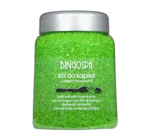 BINGOSPA Badesalz mit Hanföl 850 g