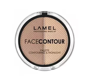 LAMEL HD FACE CONTOUR PALETTE ZUM GESICHTSKONTURIEREN 401 6G