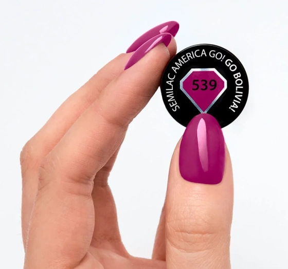 Kliknij na zdjęcie, aby je powiększyć SEMILAC UV HYBRID NAGELLACK GO BOLIVIA 539