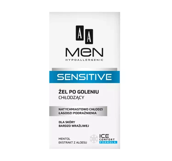 Kliknij na zdjęcie, aby je powiększyć AA MEN SENSITIVE KÜHLENDES AFTERSHAVE-GEL 100ML