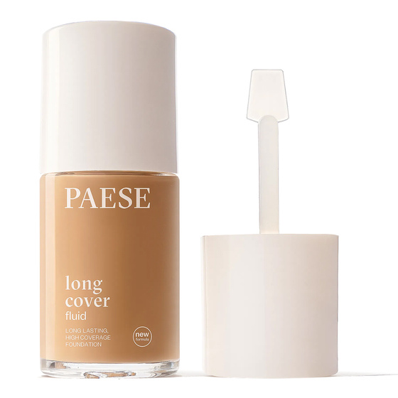 Paese Long Cover Fluid – cremige, deckende Gesichtsgrundierung, neue Formel 3.5 Honey, 30 ml
