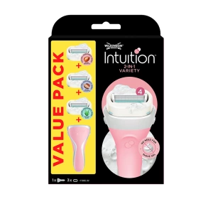 WILKINSON SWORD INTUITION VARIETY EDITION RASIER FÜR FRAUEN + 2 RASIERKLINGEN