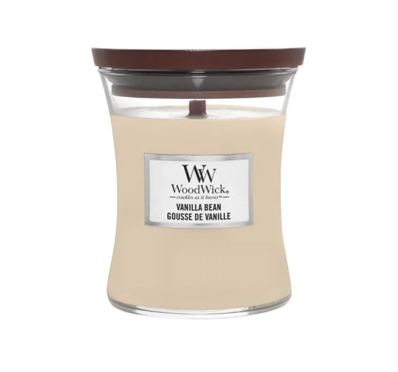 Kliknij na zdjęcie, aby je powiększyć Woodwick Medium Jar Candle Duftkerze Vanilla Bean 275 g
