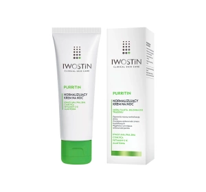 IWOSTIN PURRITIN NACHTCREME ZUR BESEITIGUNG VON UNREINHEITEN 40ML