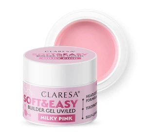 Claresa Soft & Easy Aufbaugel Milky Pink 90 g
