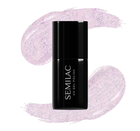 SEMILAC EXTEND 5 IN 1 BASIS LACK TOP 806 GLITTER DELICATE PINK 7 ML