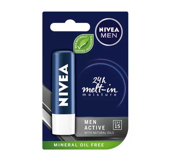 NIVEA MEN Pflegender Lippenstift SPF15 Active 4,8 ml