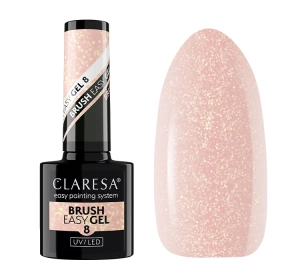 Claresa Brush Easy Gel Aufbau-Gel in der Flasche 8 5 g