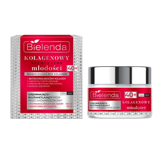 Bielenda Kolagenowy Stymulator Młodości Straffende und aufhellende Anti-Falten-Creme 40+ 50ml