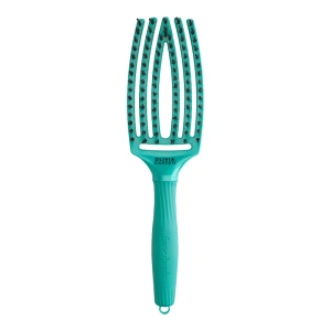 Olivia Garden Fingerbrush And Beyond Haarbürste mit gemischten Borsten, 34rth Green