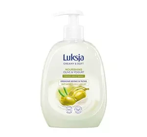 LUKSJA CREAMY & SOFT FLÜSSIGSEIFE OLIVE YOGURT 500ML