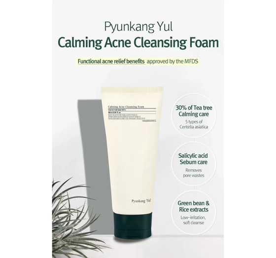 Pyunkang Yul Calming Acne Reinigungsschaum Akne 100ml