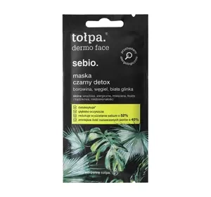 TOŁPA DERMO FACE SEBIO SCHWARZE DETOX MASKE 8ML