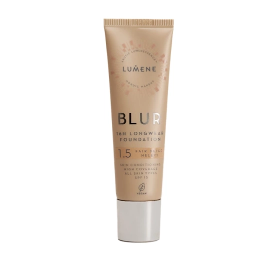 Kliknij na zdjęcie, aby je powiększyć LUMENE BLUR FOUNDATION GLÄTTENDE GRUNDIERUNG 1.5 FAIR BEIGE 30ML