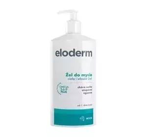 ELODERM 2IN1 KÖRPER- UND HAARWASCHGEL FÜR TROCKENE UND ATOPISCHE HAUT AB DEM 1 LEBENSTAG 400ML