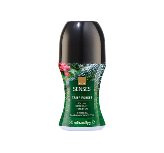 Kliknij na zdjęcie, aby je powiększyć Avon Senses Crisp Forest Roll-On Deodorant für Männer 50 ml