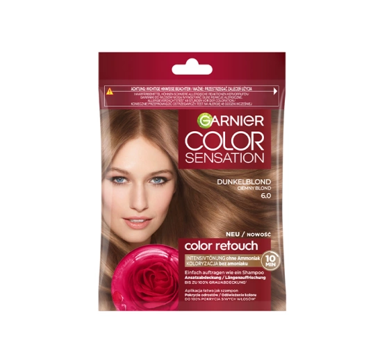 Kliknij na zdjęcie, aby je powiększyć Garnier Color Sensation Haarfärbeshampoo 6.0 Dunkelblond