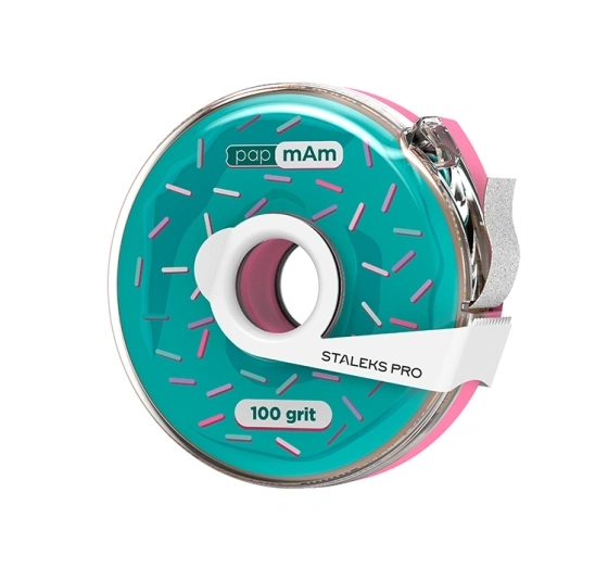 Kliknij na zdjęcie, aby je powiększyć Staleks Pro taśma Weißes Schleifband papmAm Expert 100 grit in Kunststoffbox 7 m