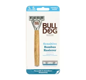 BULLDOG SENSITIVE BAMBOO RASIERER FÜR MÄNNER + 4 NACHFÜLLUNGEN