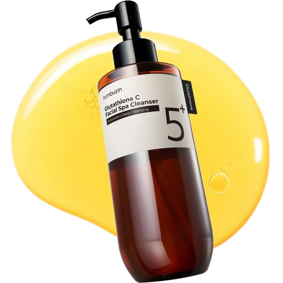 Kliknij na zdjęcie, aby je powiększyć Numbuzin No. 5+ Glutathione C Facial Spa Cleanser – reinigendes Make-up-Entferner-Öl mit Vitamin C, 200 ml