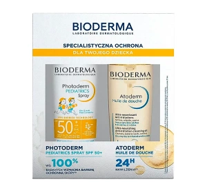 Bioderma Dermokosmetik-Set für Kinder Schutzspray + Badeöl