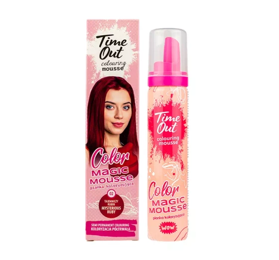 Kliknij na zdjęcie, aby je powiększyć TIME OUT FARBSCHAUM FÜR HAARE 02 MYSTERIOUS RUBY 75ML
