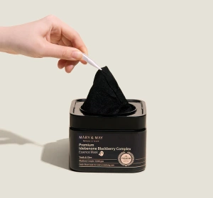 Mary&May Premium Idebenone Blackberry Complex Essence Mask – Set mit 20 Anti-Falten-Gesichtsmasken