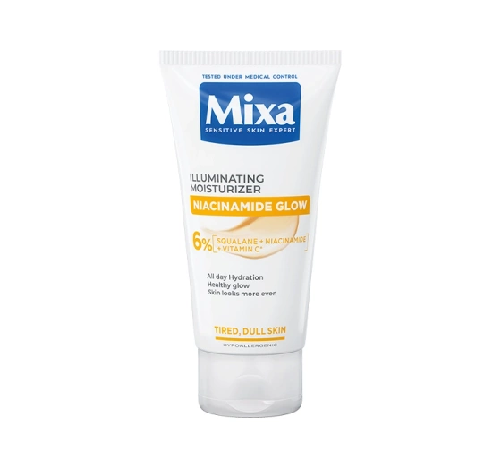 MIXA NIACYNAMIDE GLOW AUFHELLENDE GESICHTSCREME 50ML