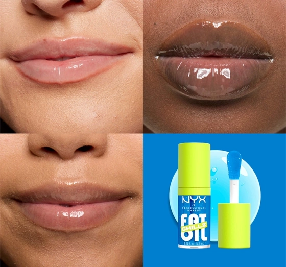 NYX Professional MakeUp Fat Oil Chillz Lipgloss 18 Polar Peppermint 4,8 ml