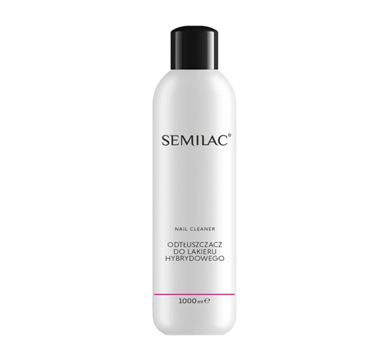 Kliknij na zdjęcie, aby je powiększyć Semilac Nail Cleaner – Nagelfettlöser 1000 ml