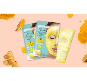 Purederm Tiefenreinigende Sprudelmaske mit Kurkuma