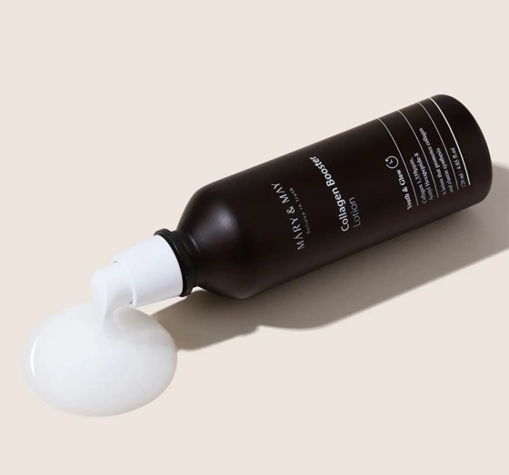 Kliknij na zdjęcie, aby je powiększyć Mary&May Collagen Booster Lotion – Anti-Falten-Gesichtslotion mit Kollagen, 120 ml