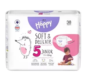 Bella Baby Happy Soft & Delicate 5 Junior 11-18kg Windeln 38 Stück