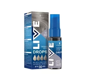 Schwarzkopf Live Drops semi-permanente Haarfarbe Icy Silver 30ml