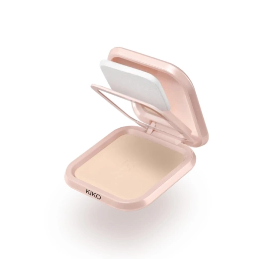 KIKO Milano Skin Lover Feuchtigkeitsspendend-glättender Kompaktpuder 01 Chantilly 10 g
