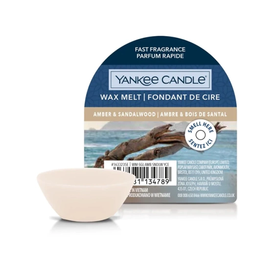 Kliknij na zdjęcie, aby je powiększyć Yankee Candle Duftwachs Amber & Sandalwood 22 g